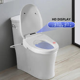 Elongated Intelligent Electric Bidet Toilet Seat with Wireless Remote